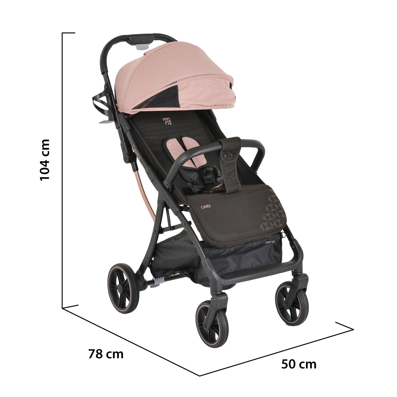 Silla de paseo hasta 22 Kg CARDI de Moni