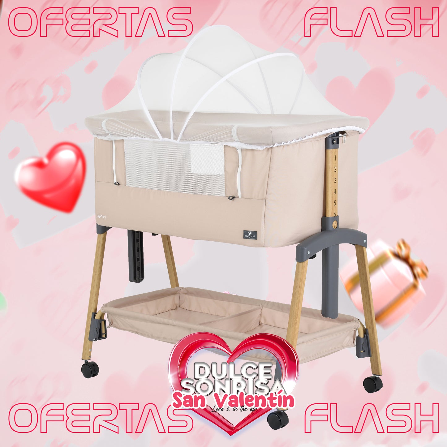 Minicuna colecho ADORO de Cangaroo