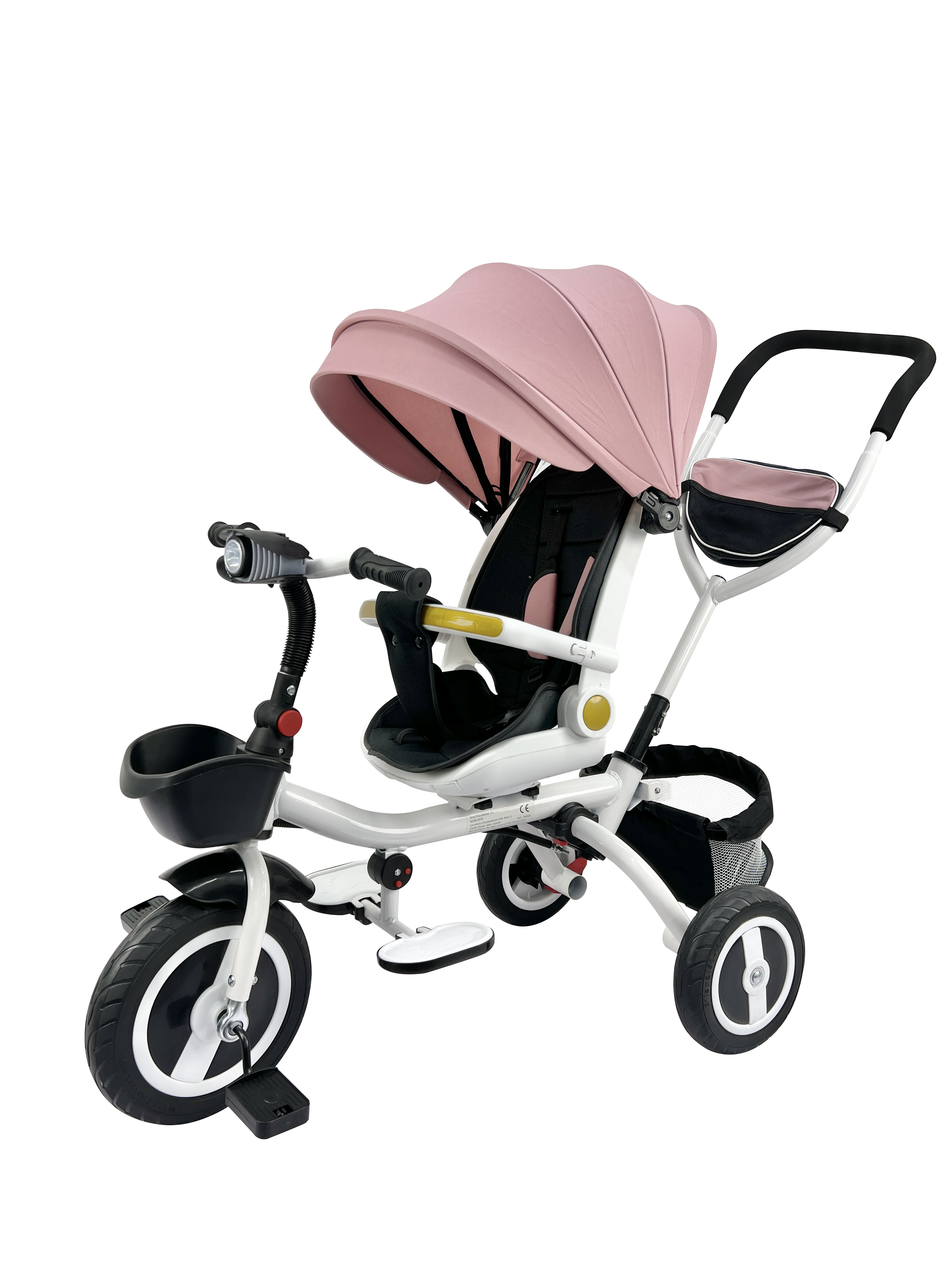 TRICICLO PLEGABLE BOLONIA Rosa - Dulce Sonrisa