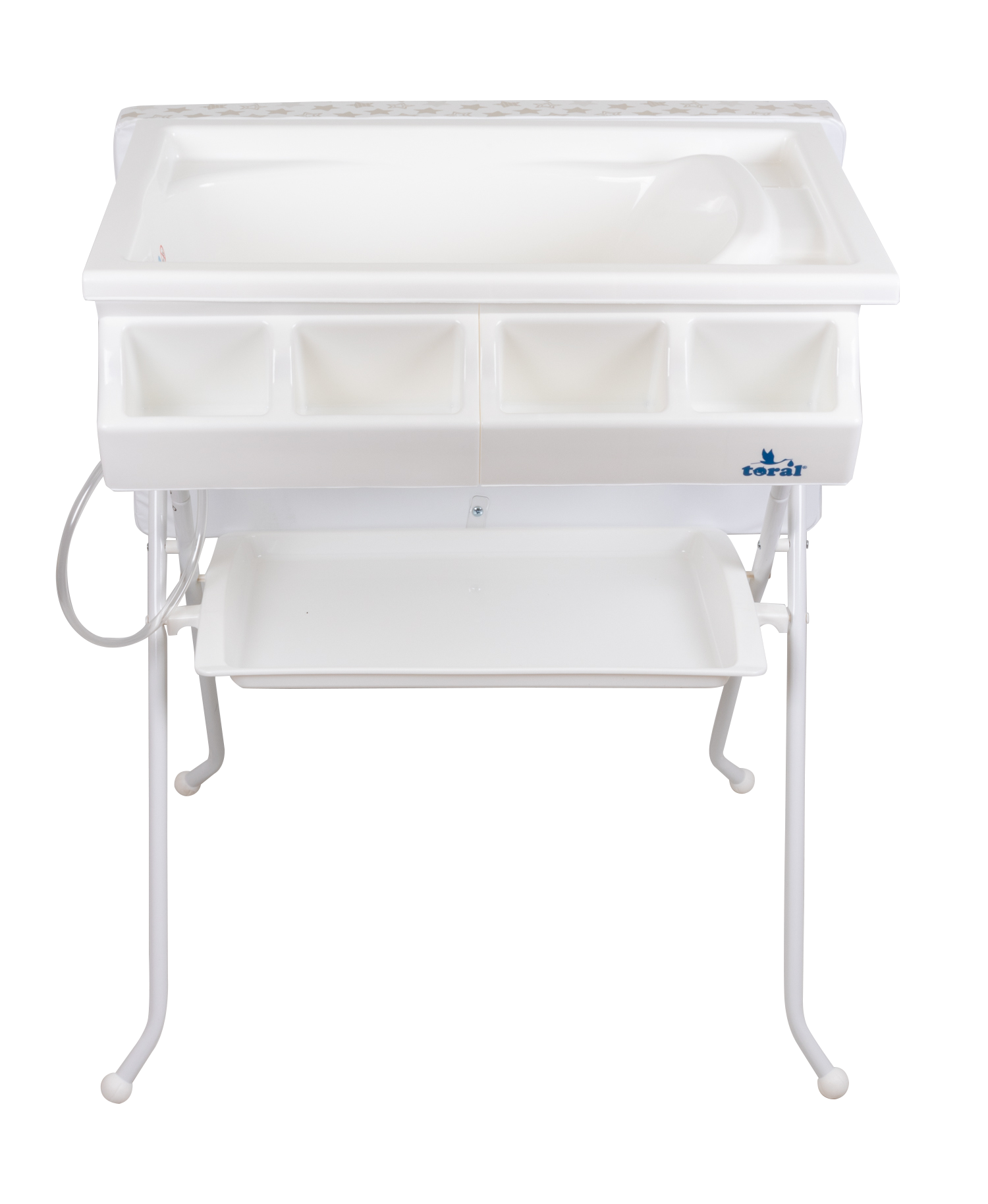 BAÑERA CAMBIADOR TIJERA PLEGABLE Beige - Dulce Sonrisa