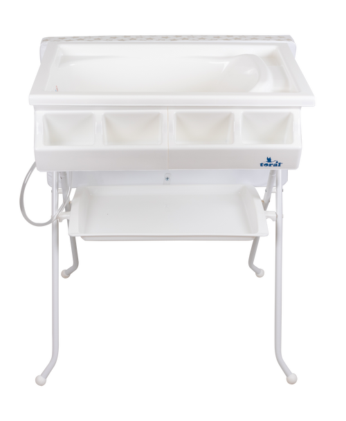 BAÑERA CAMBIADOR TIJERA PLEGABLE Beige - Dulce Sonrisa