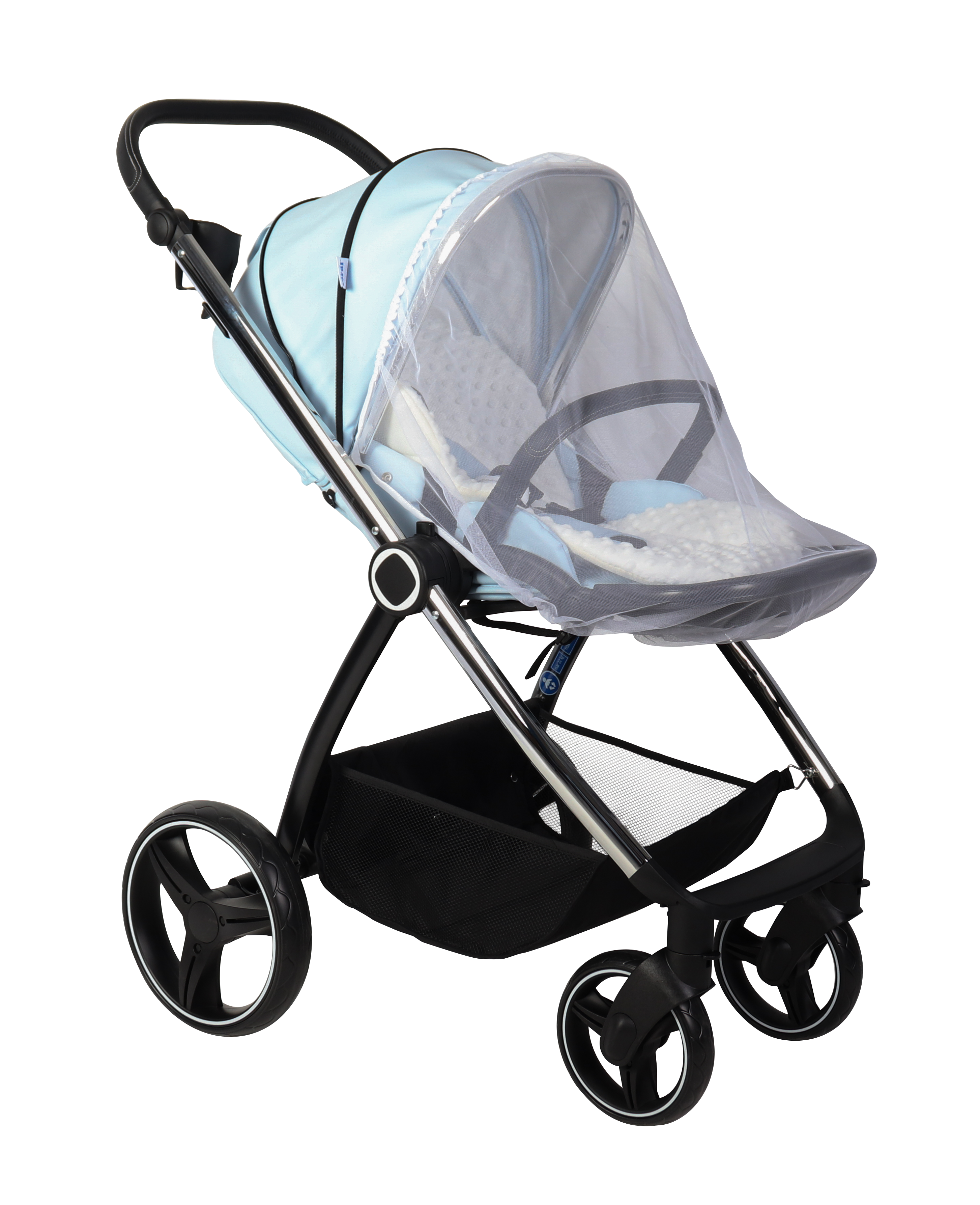 CARRITO DUO ELENA POLIPEL Azul - Dulce Sonrisa