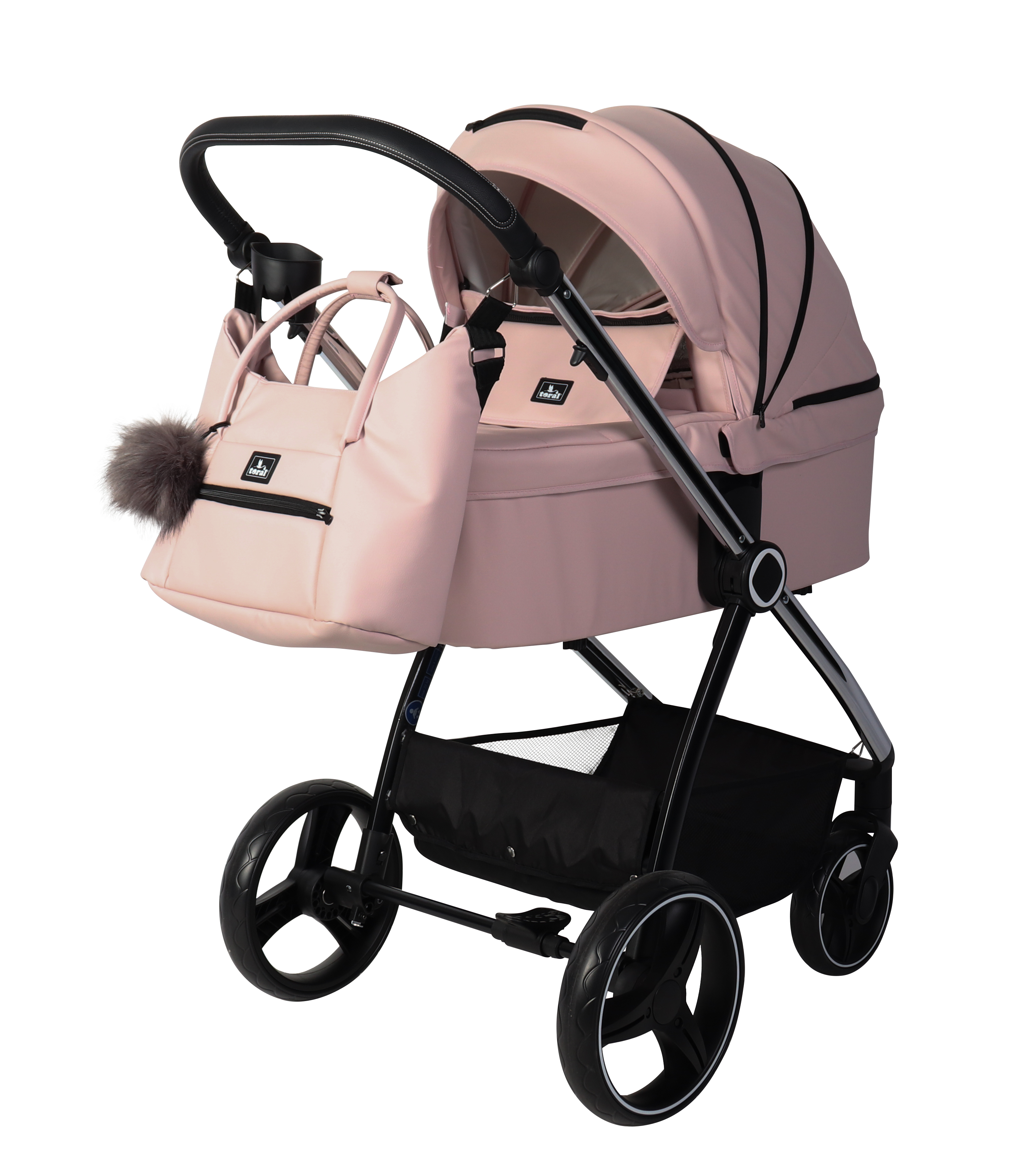 CARRITO DUO ELENA POLIPEL Rosa - Dulce Sonrisa