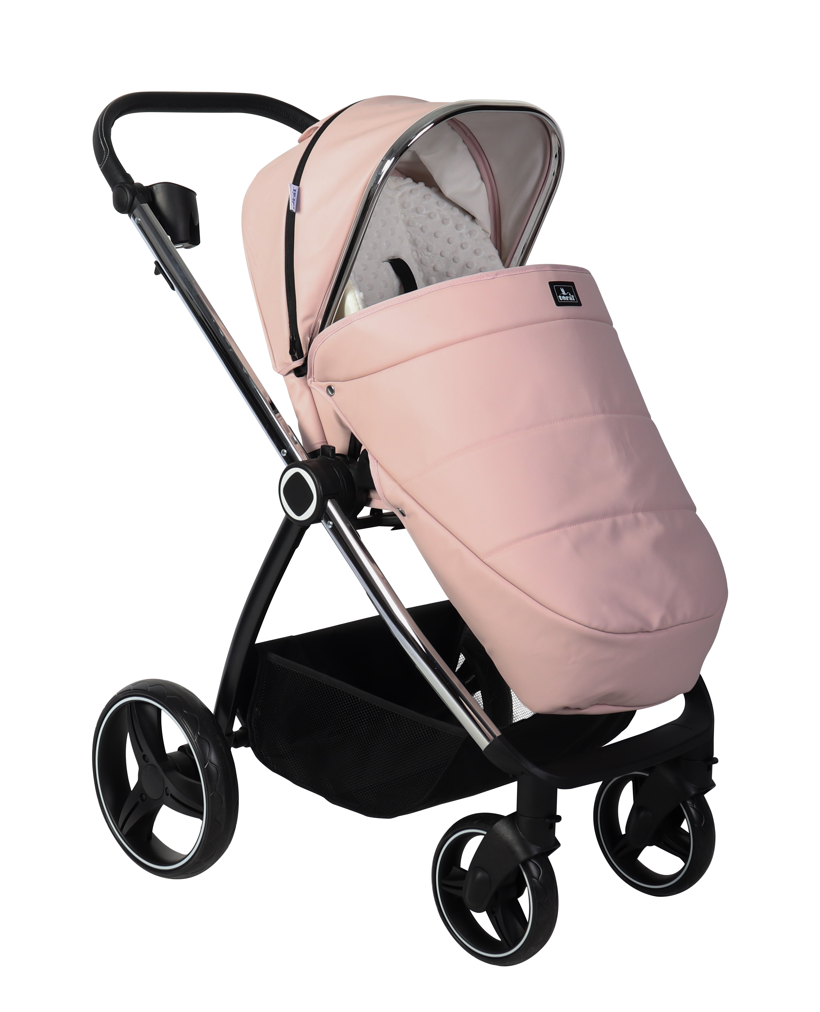 CARRITO DUO ELENA POLIPEL Rosa - Dulce Sonrisa