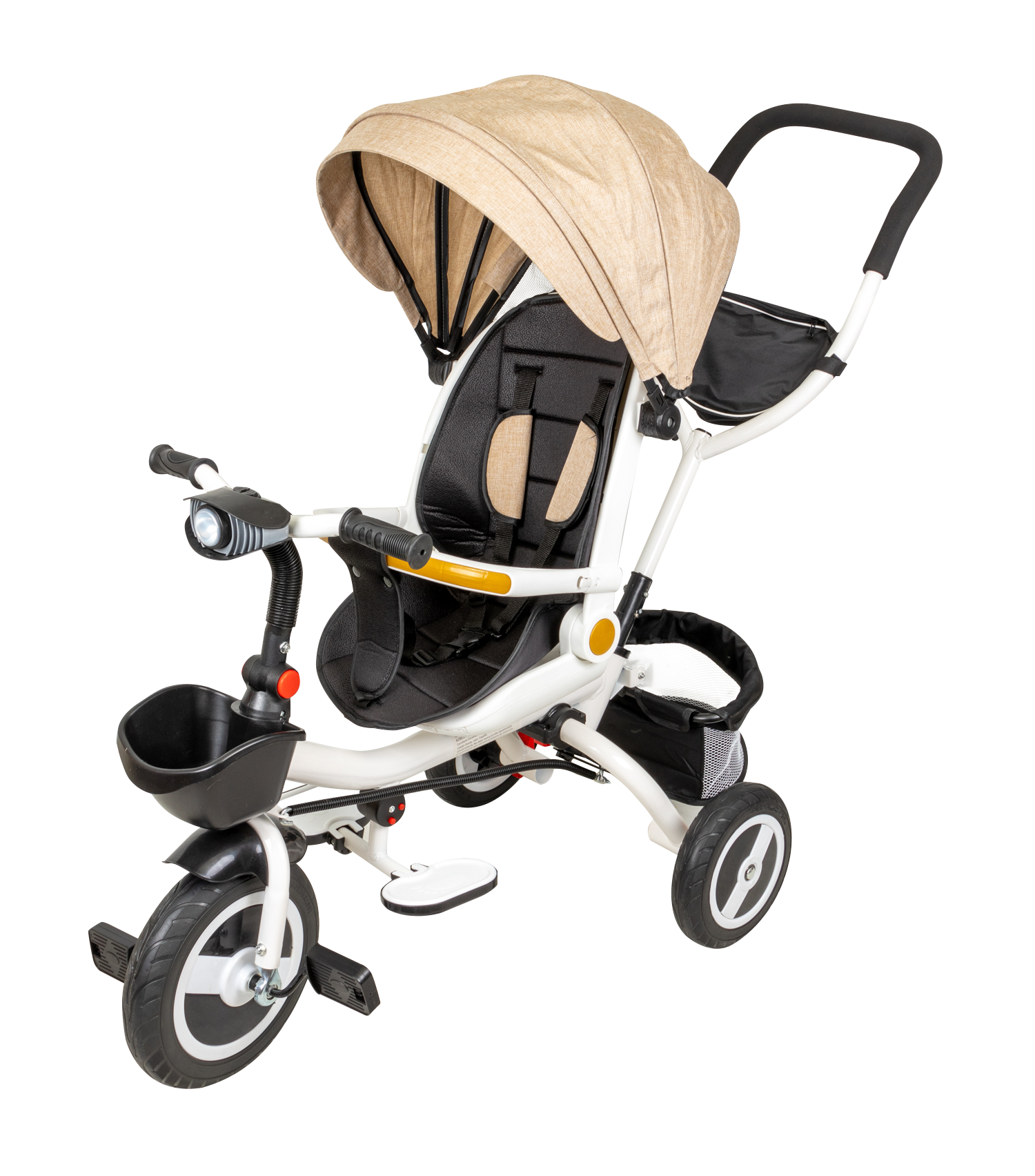 TRICICLO PLEGABLE BOLONIA Beige - Dulce Sonrisa