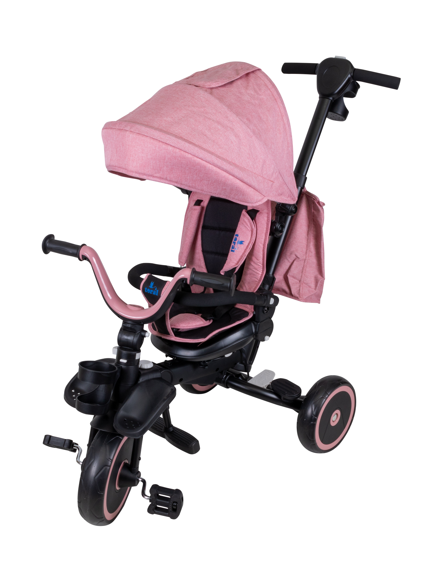 TRICICLO PLEGABLE SIENA Rosa - Dulce Sonrisa