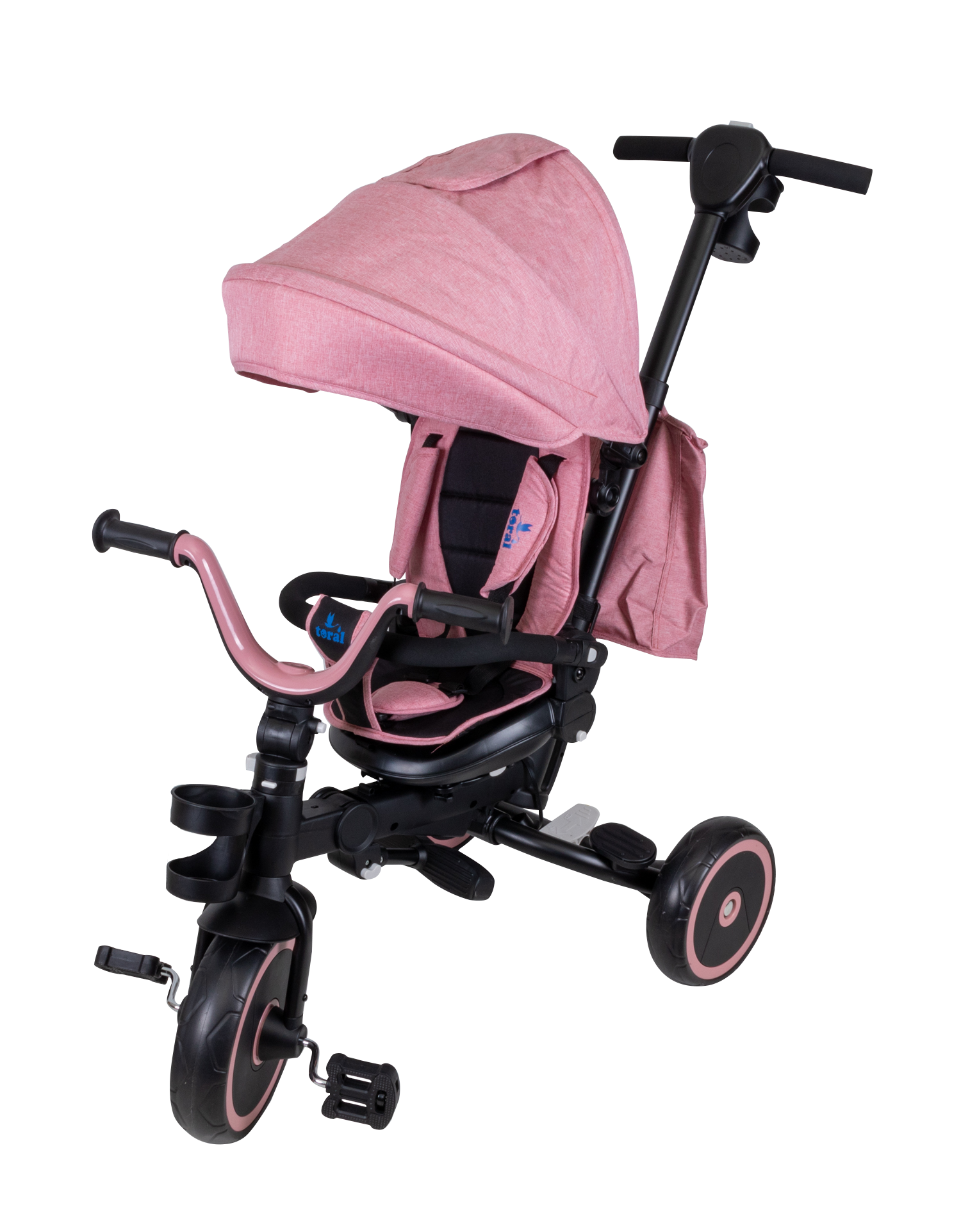 TRICICLO PLEGABLE SIENA Rosa - Dulce Sonrisa