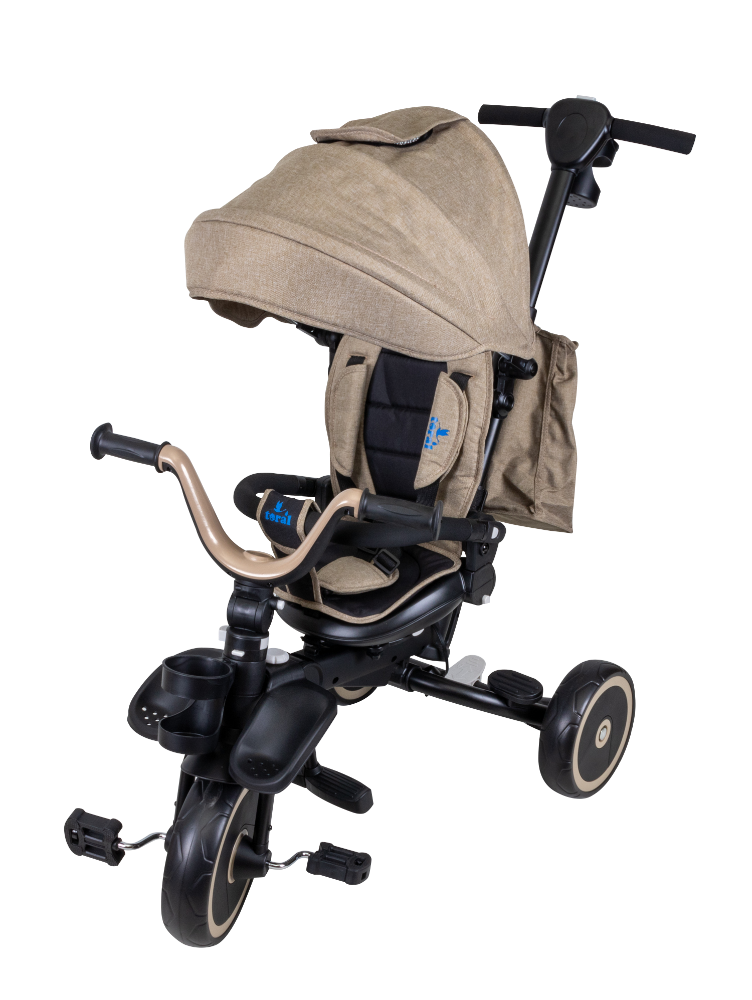 TRICICLO PLEGABLE SIENA Beige - Dulce Sonrisa