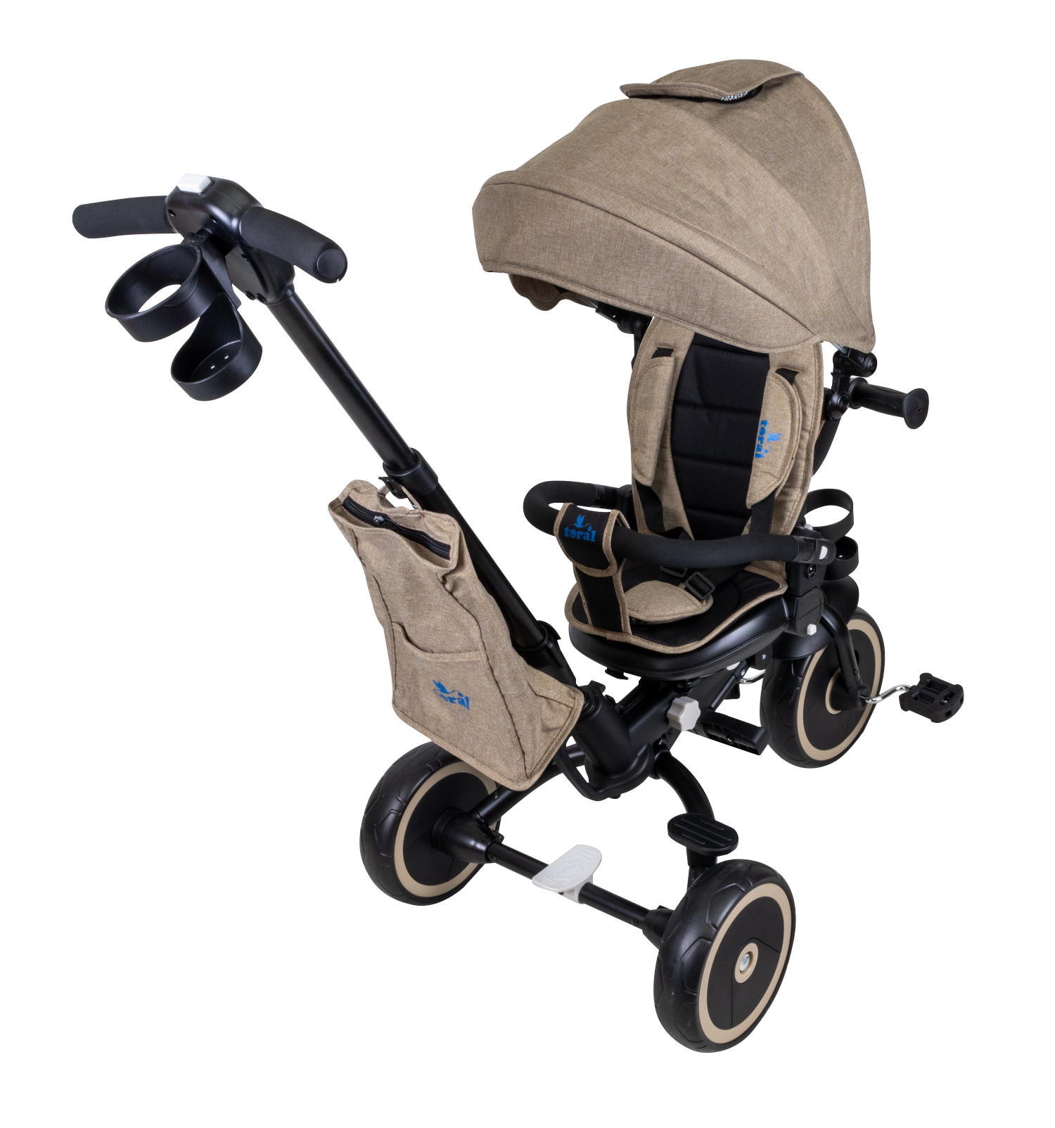 TRICICLO PLEGABLE SIENA Beige - Dulce Sonrisa