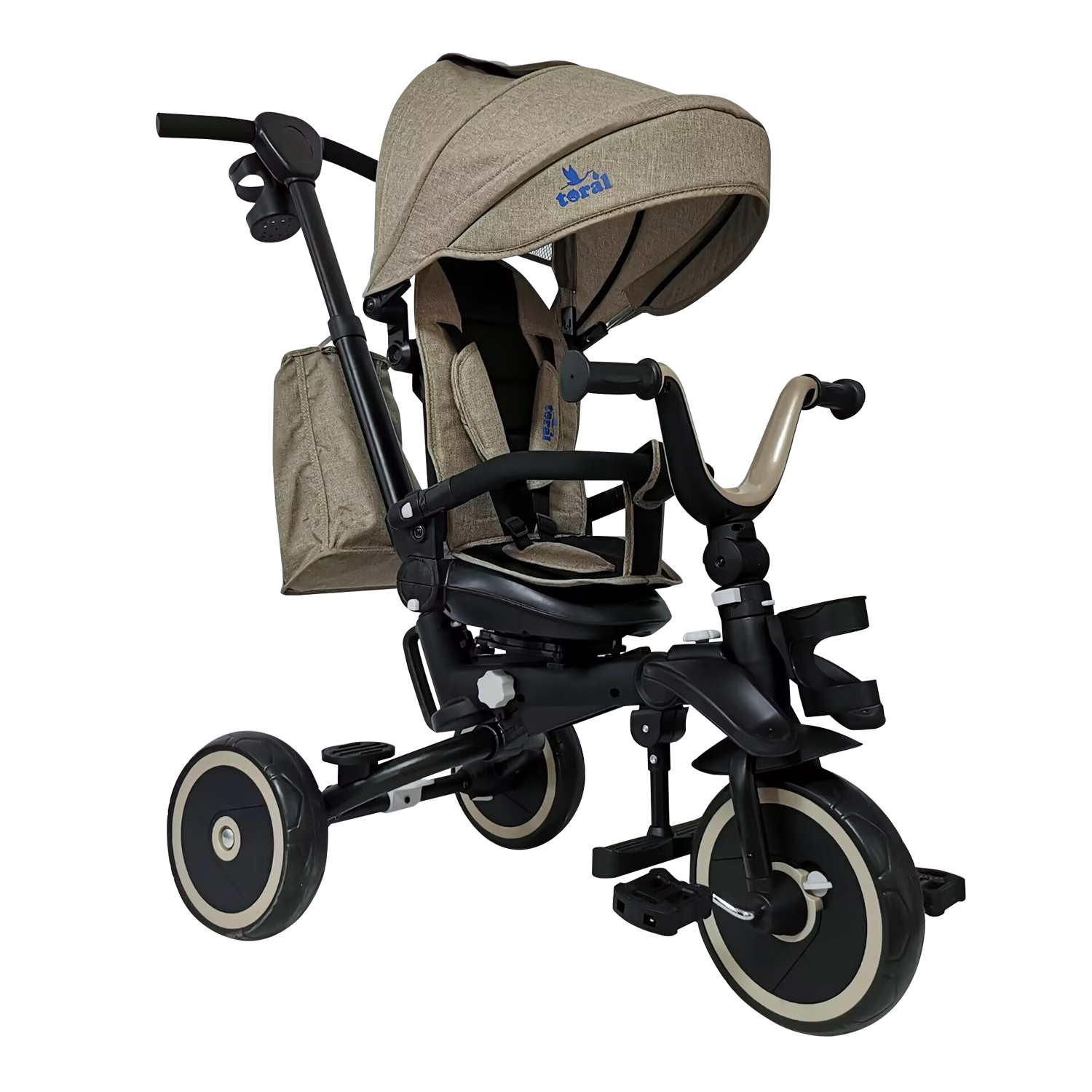 TRICICLO PLEGABLE SIENA Beige - Dulce Sonrisa