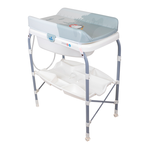 BAÑERA CAMBIADOR VALERIA Gris - Dulce Sonrisa