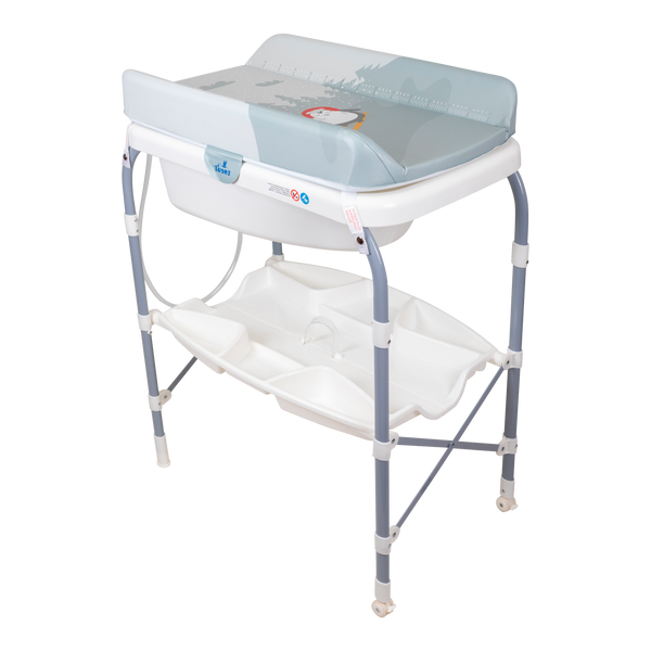 BAÑERA CAMBIADOR VALERIA Gris - Dulce Sonrisa