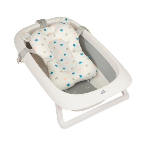 BAÑERA PLEGABLE ECLIPSE CON COJIN Gris - Dulce Sonrisa