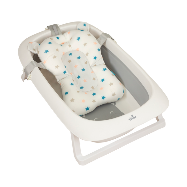 BAÑERA PLEGABLE ECLIPSE CON COJIN Gris - Dulce Sonrisa