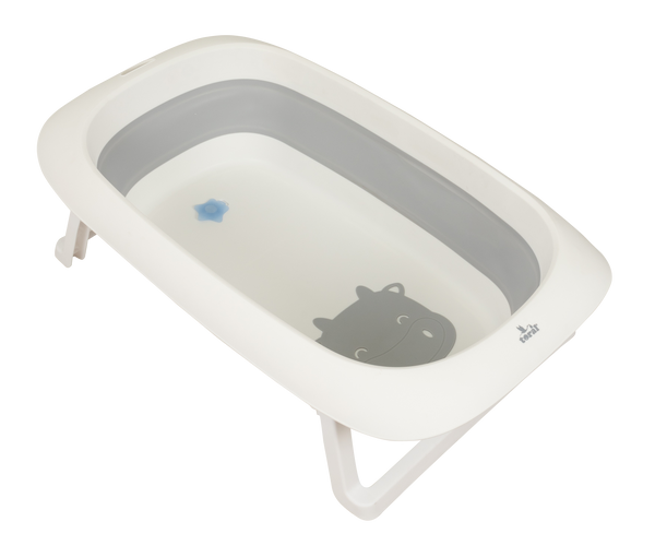 BAÑERA PLEGABLE ECLIPSE CON COJIN Gris - Dulce Sonrisa