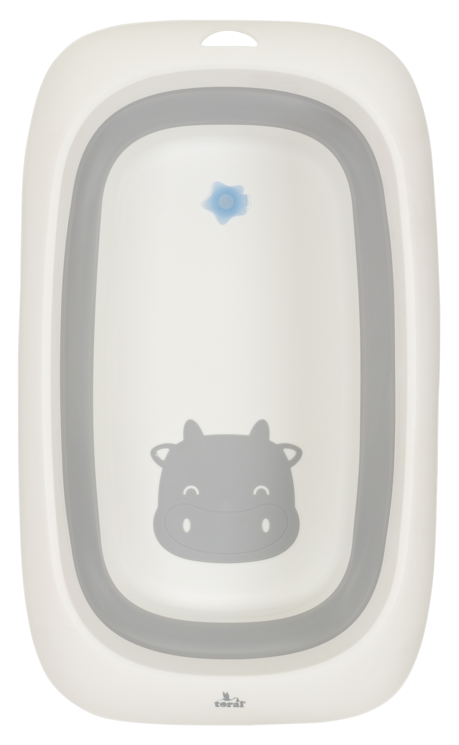 BAÑERA PLEGABLE ECLIPSE CON COJIN Gris - Dulce Sonrisa