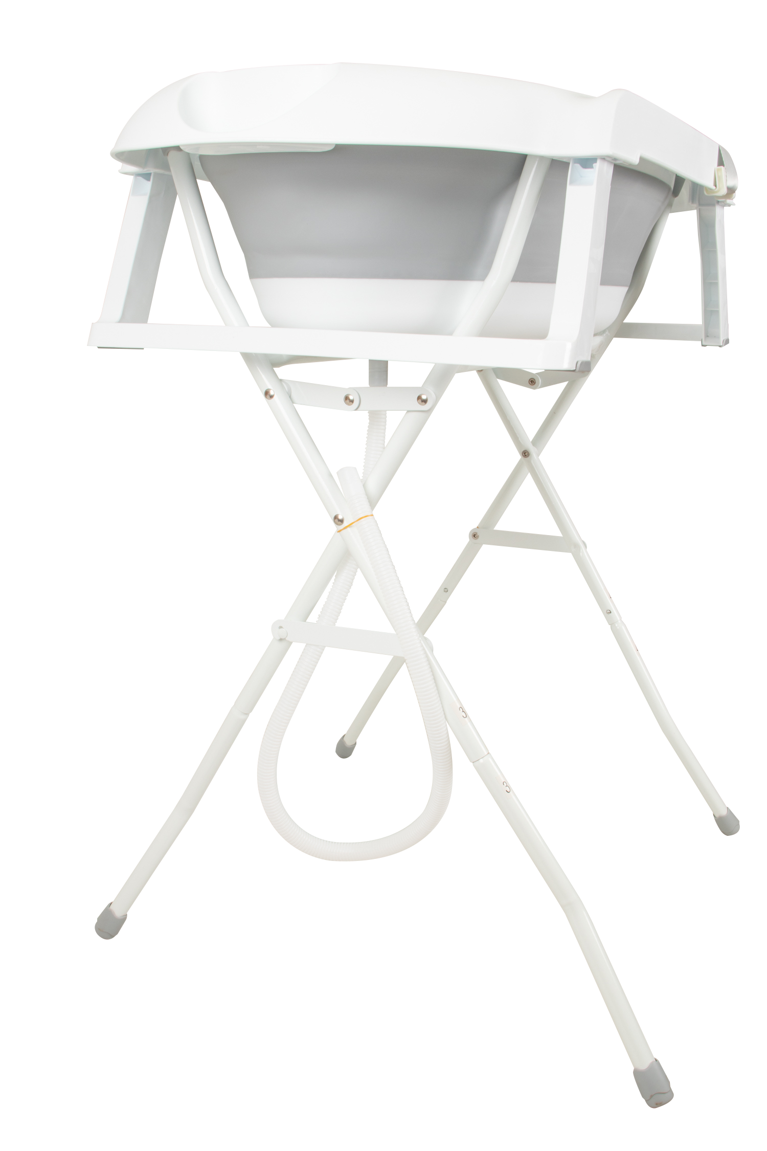 BAÑERA PLEGABLE CONFORT CON COJIN Gris - Dulce Sonrisa