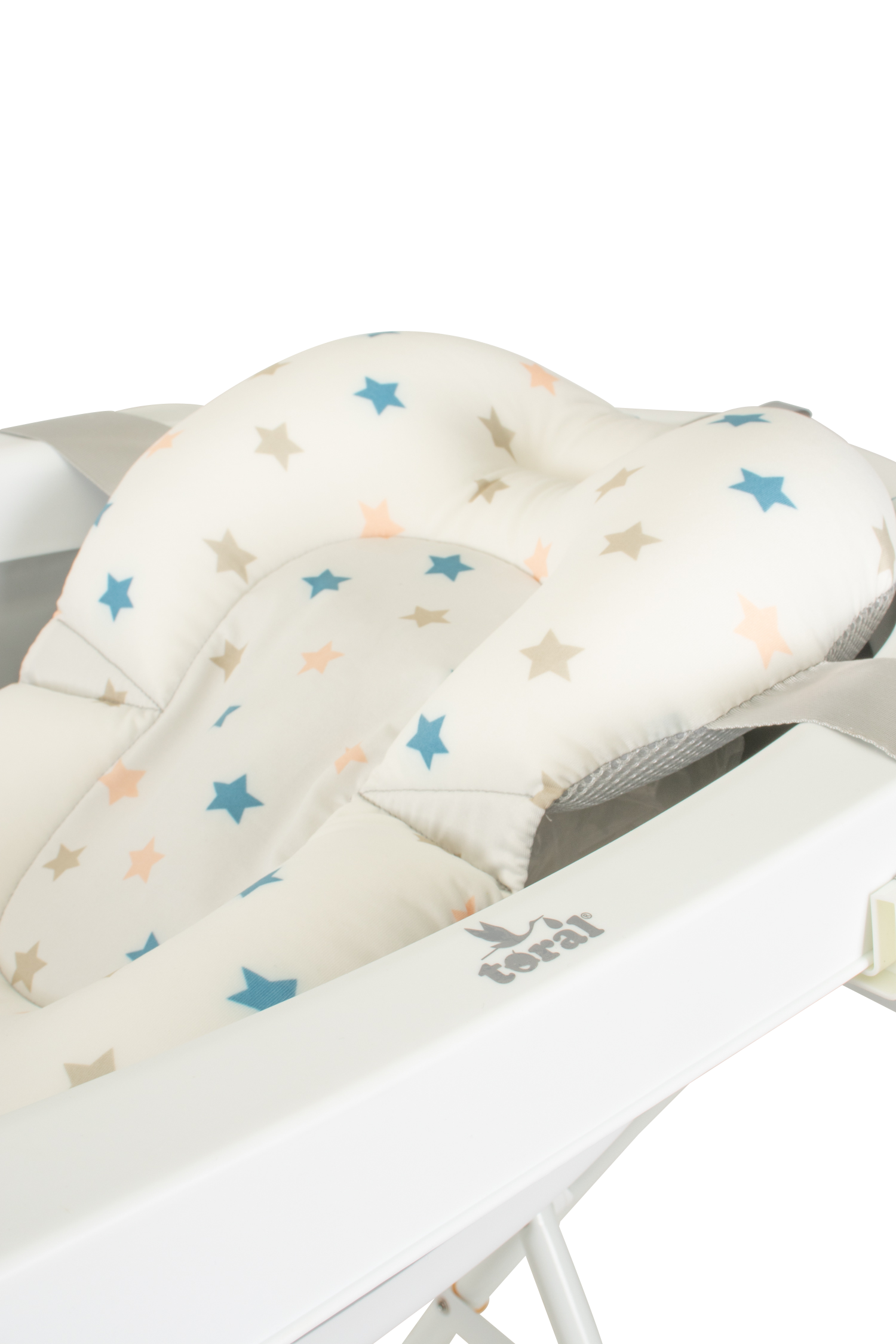 BAÑERA PLEGABLE CONFORT CON COJIN Gris - Dulce Sonrisa