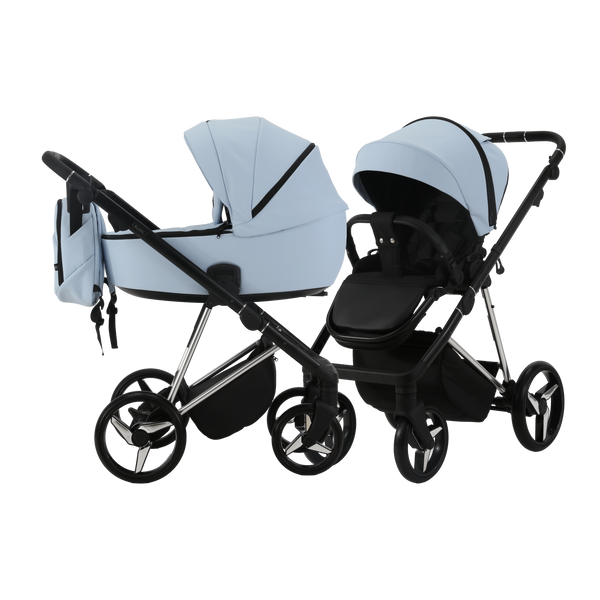 CARRITO DUO BLANC Celeste - Dulce Sonrisa