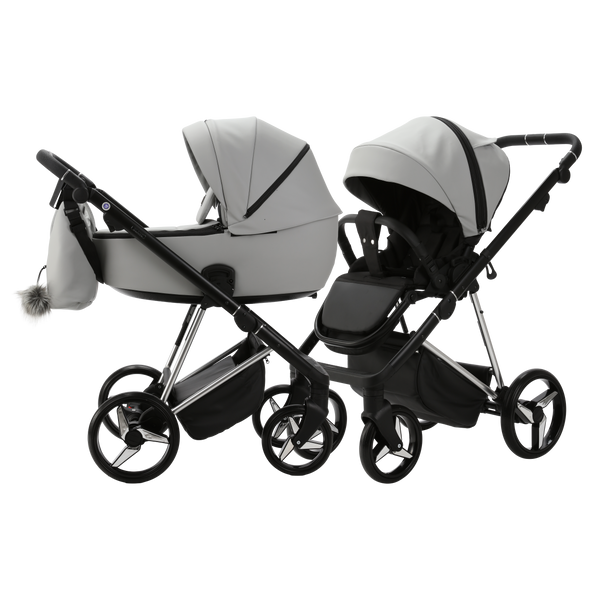 CARRITO DUO BLANC Gris - Dulce Sonrisa
