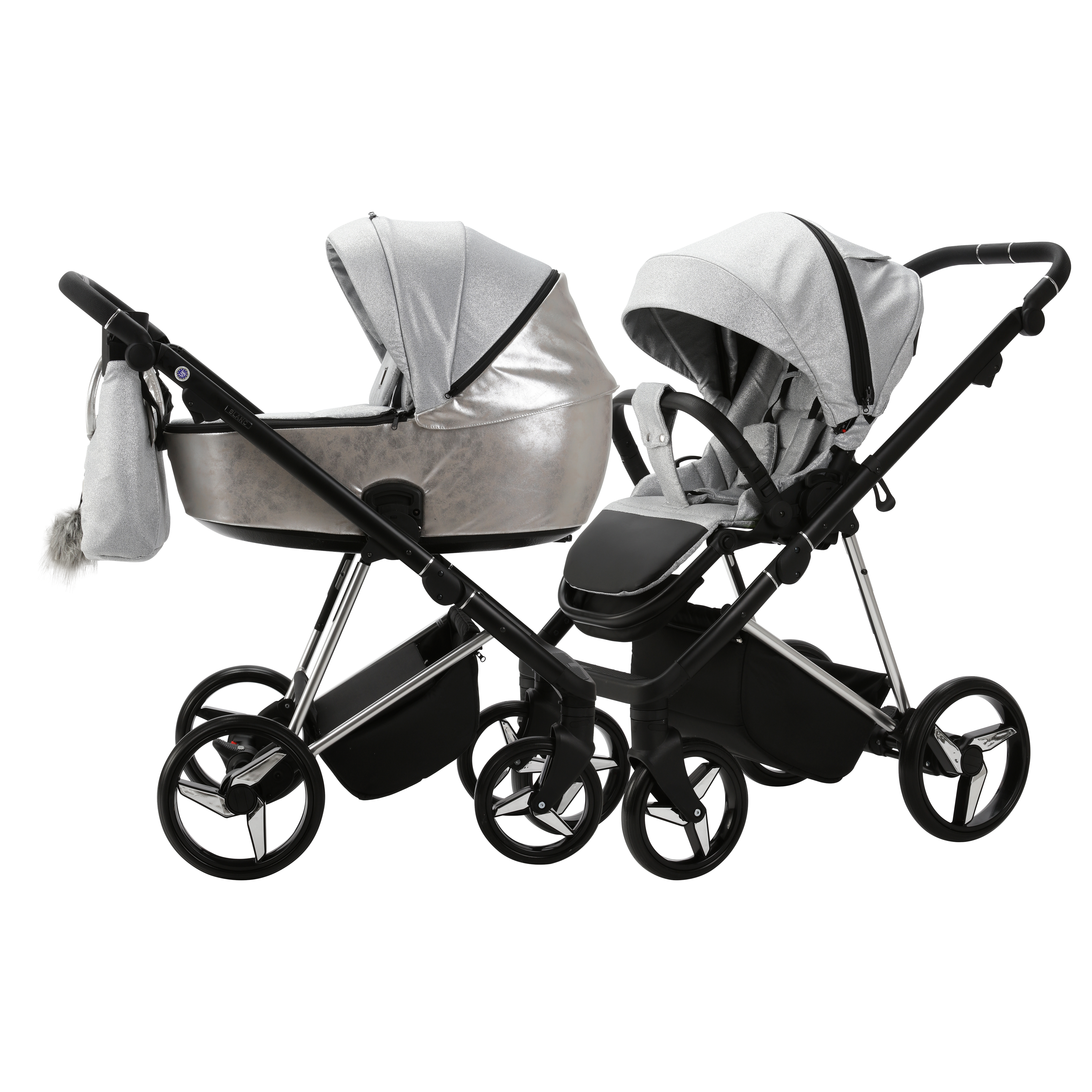 CARRITO DUO BLANC Plata - Dulce Sonrisa
