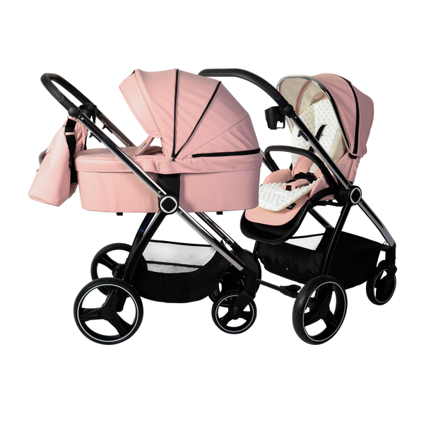 CARRITO DUO ELENA POLIPEL Rosa - Dulce Sonrisa