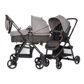 CARRITO DUO LIAM Gris - Dulce Sonrisa