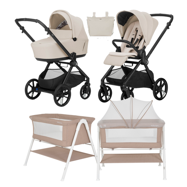 Pack ahorro: Carrito duo MUUN+ Minicuna KALINIHTA - Dulce Sonrisa