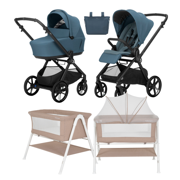 Pack ahorro: Carrito duo MUUN+ Minicuna KALINIHTA - Dulce Sonrisa