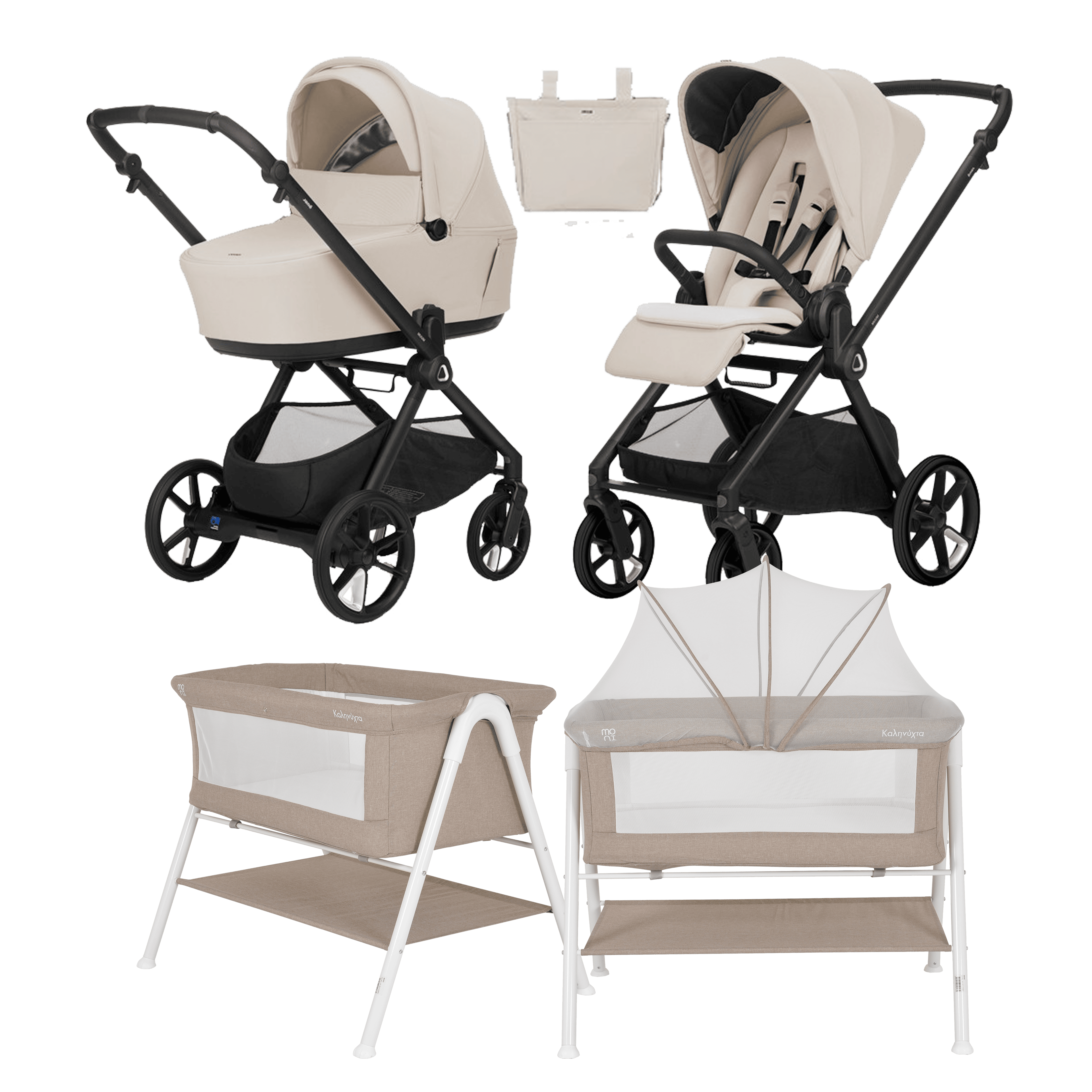 Pack ahorro: Carrito duo MUUN+ Minicuna KALINIHTA