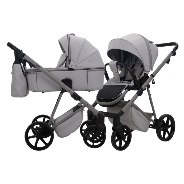 CARRITO DUO DELTA Gris - Dulce Sonrisa