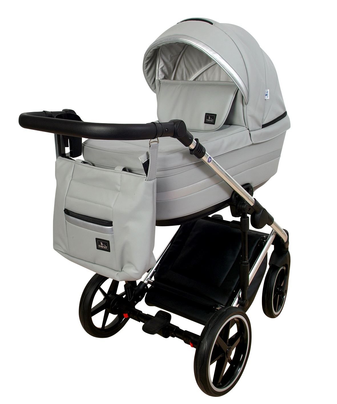 CARRITO DUO RIMINI Gris - Dulce Sonrisa