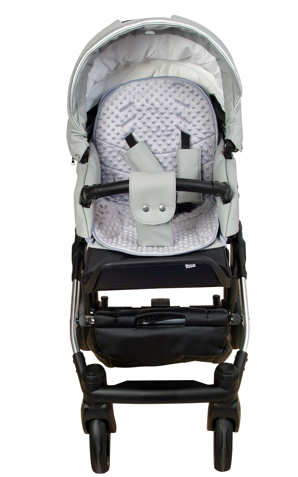 CARRITO DUO RIMINI Gris - Dulce Sonrisa