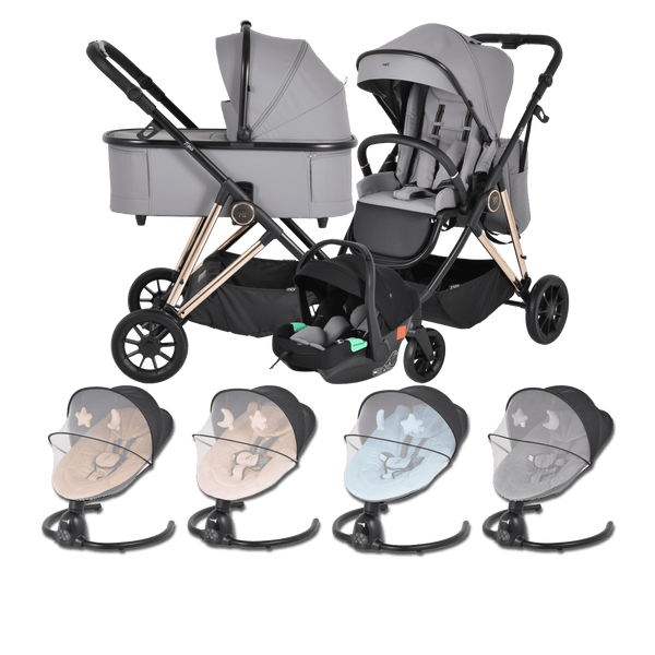 Pack ahorro: Carrito 3 en 1 MERCI + Hamaquita CLARISSA