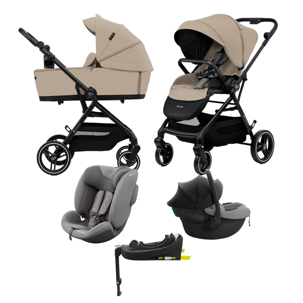 Pack: Carrito YOXI DUO + Grupo - 0 + Silla de Coche + Base Isofix