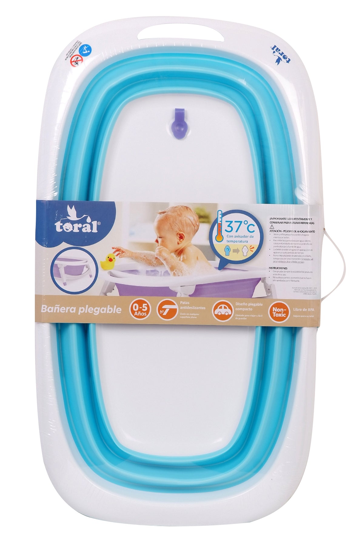 BAÑERA PLEGABLE Azul - Dulce Sonrisa