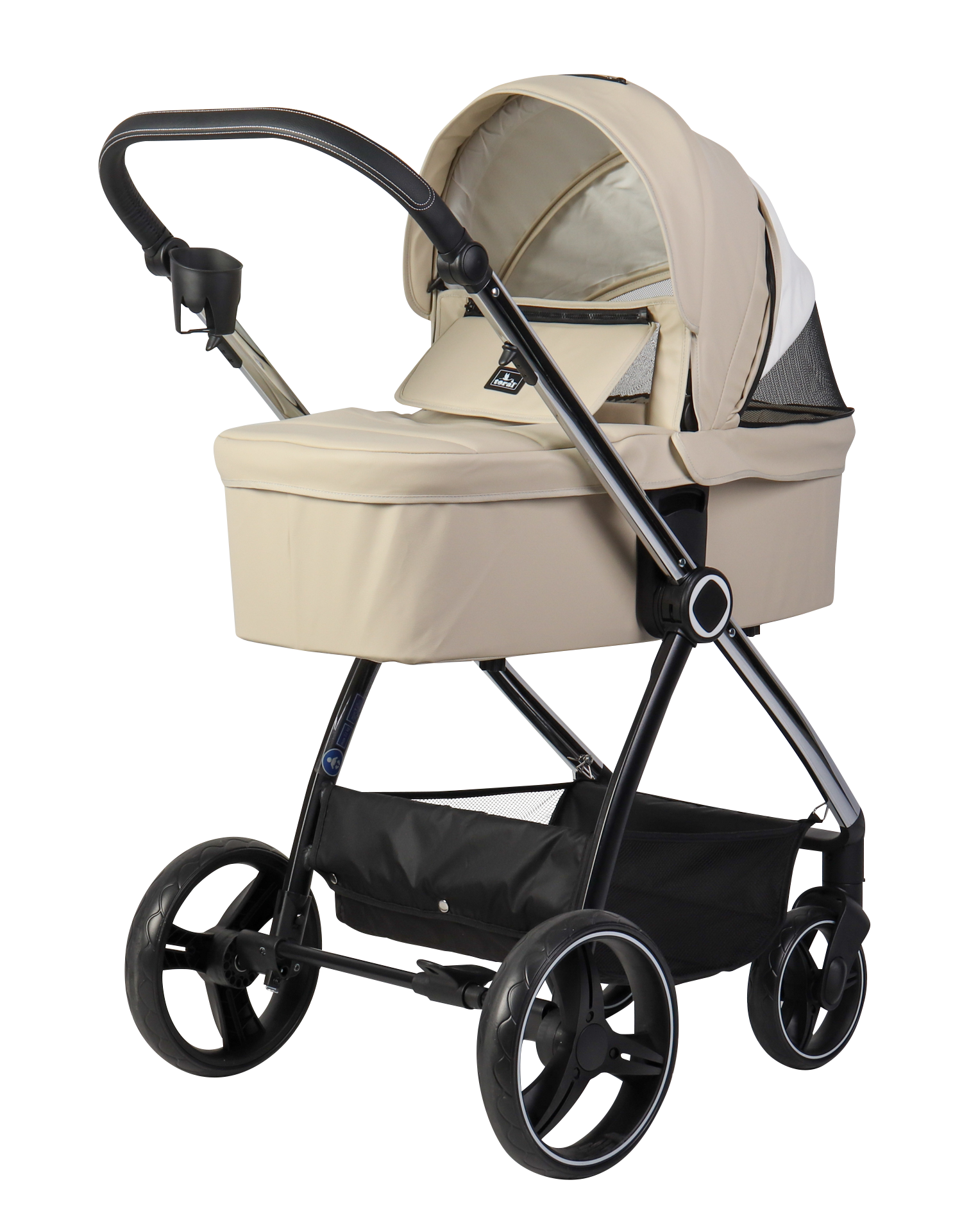 CARRITO DUO ELENA POLIPEL Beige - Dulce Sonrisa