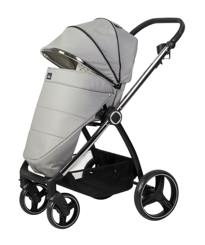 Carrito de bebé ELENA DUO POLIPIEL GRIS de Toral