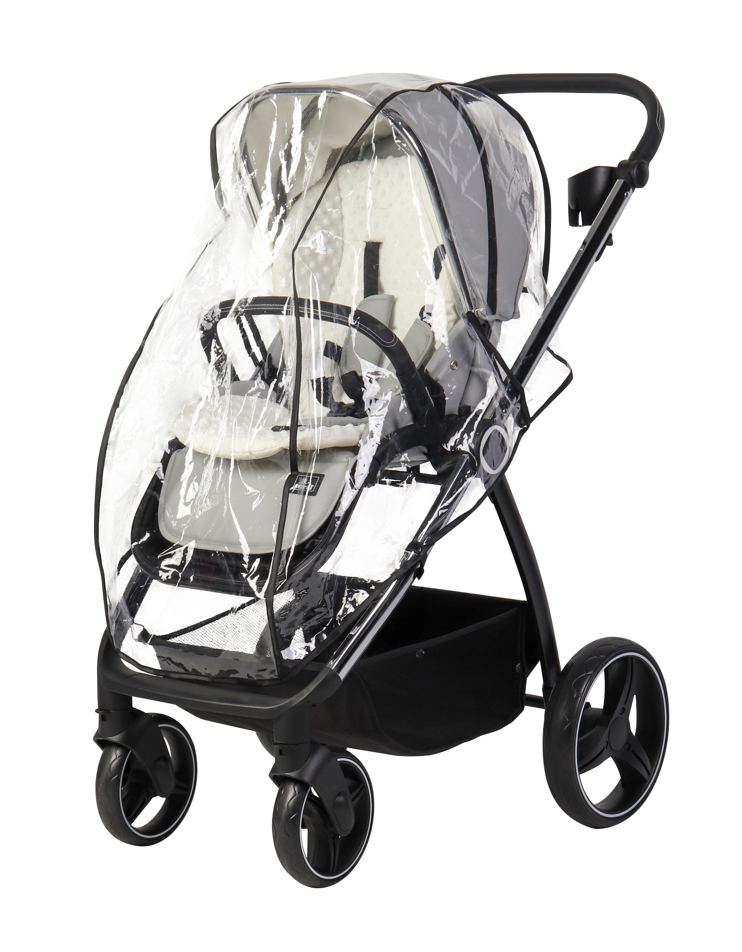 CARRITO DUO ELENA POLIPEL Gris - Dulce Sonrisa