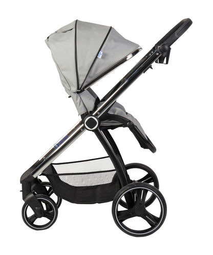 Carrito de bebé ELENA DUO POLIPIEL GRIS de Toral