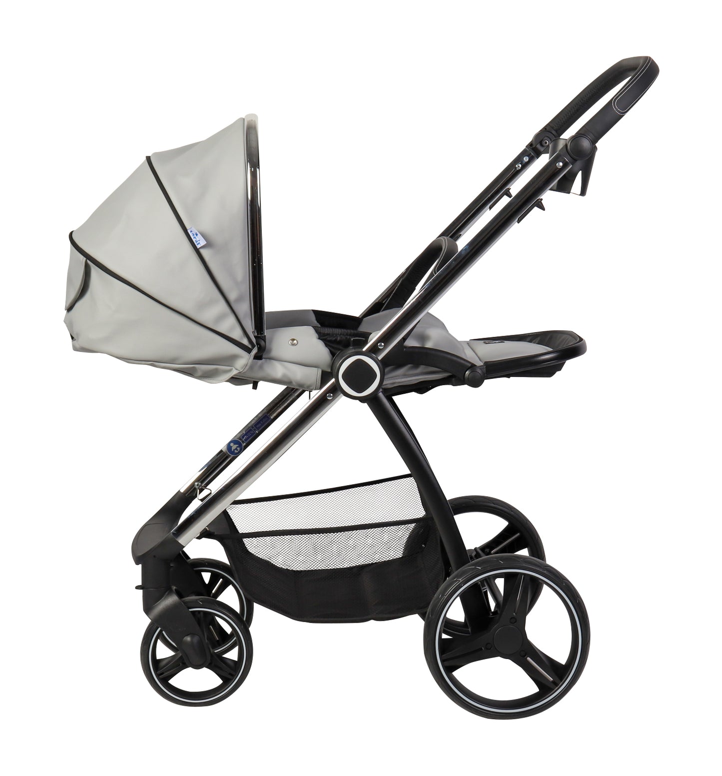 Carrito de bebé ELENA DUO POLIPIEL GRIS de Toral