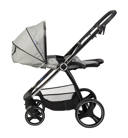 Carrito de bebé ELENA DUO POLIPIEL GRIS de Toral