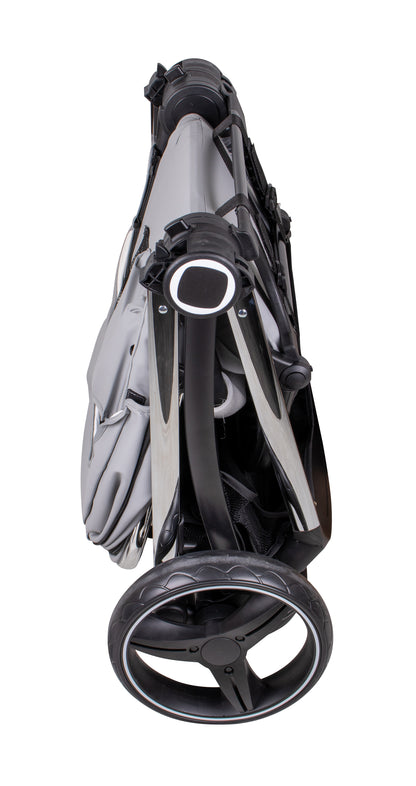 Carrito de bebé ELENA DUO POLIPIEL GRIS de Toral