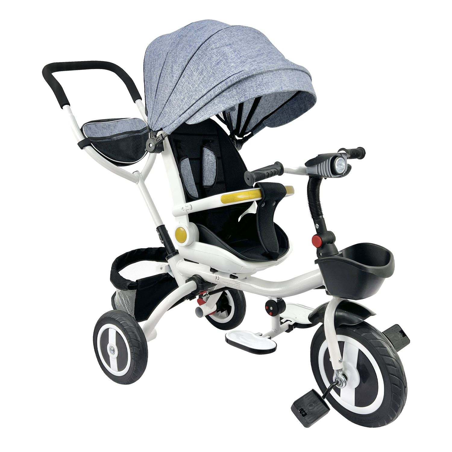 TRICICLO PLEGABLE BOLONIA Gris - Dulce Sonrisa