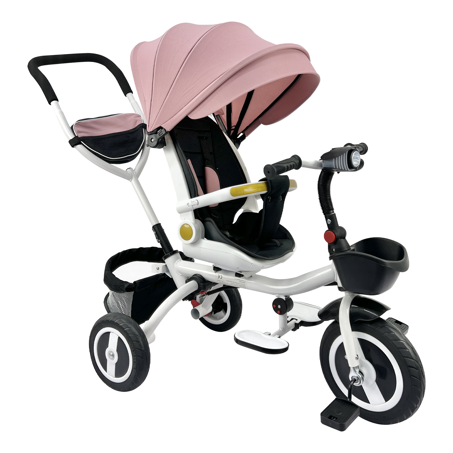 TRICICLO PLEGABLE BOLONIA Rosa - Dulce Sonrisa
