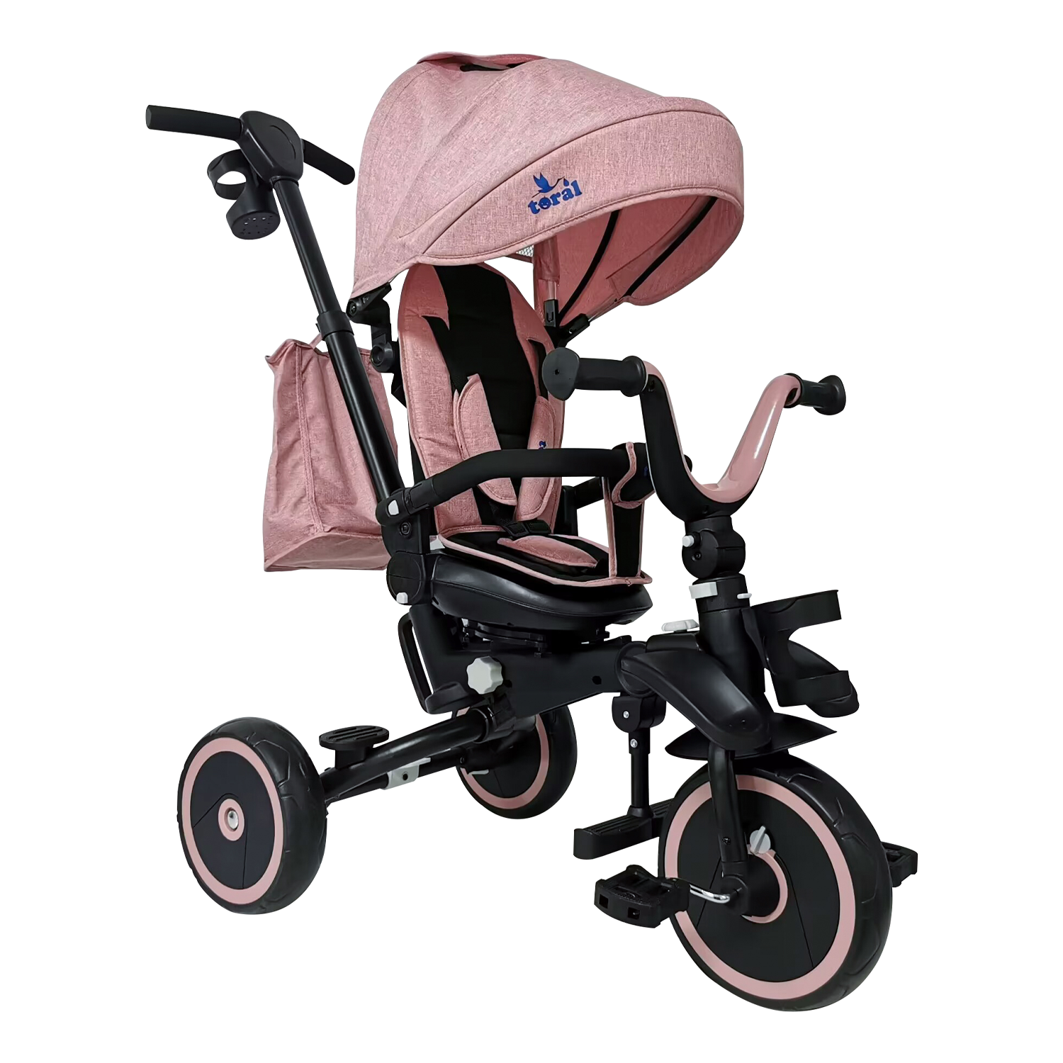 TRICICLO PLEGABLE SIENA Rosa - Dulce Sonrisa