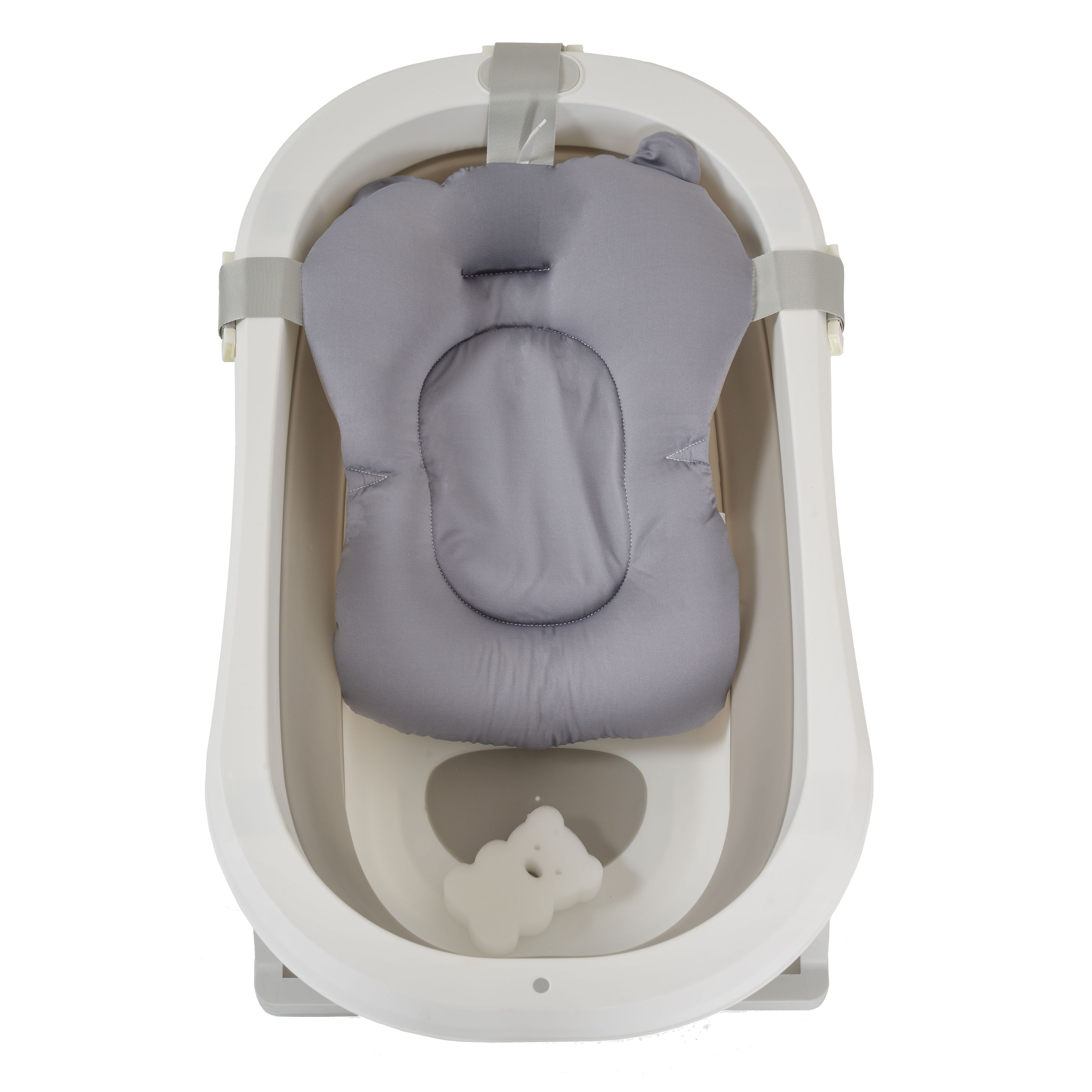BAÑERA PLEGABLE PALMA Gris con Reductor - Dulce Sonrisa