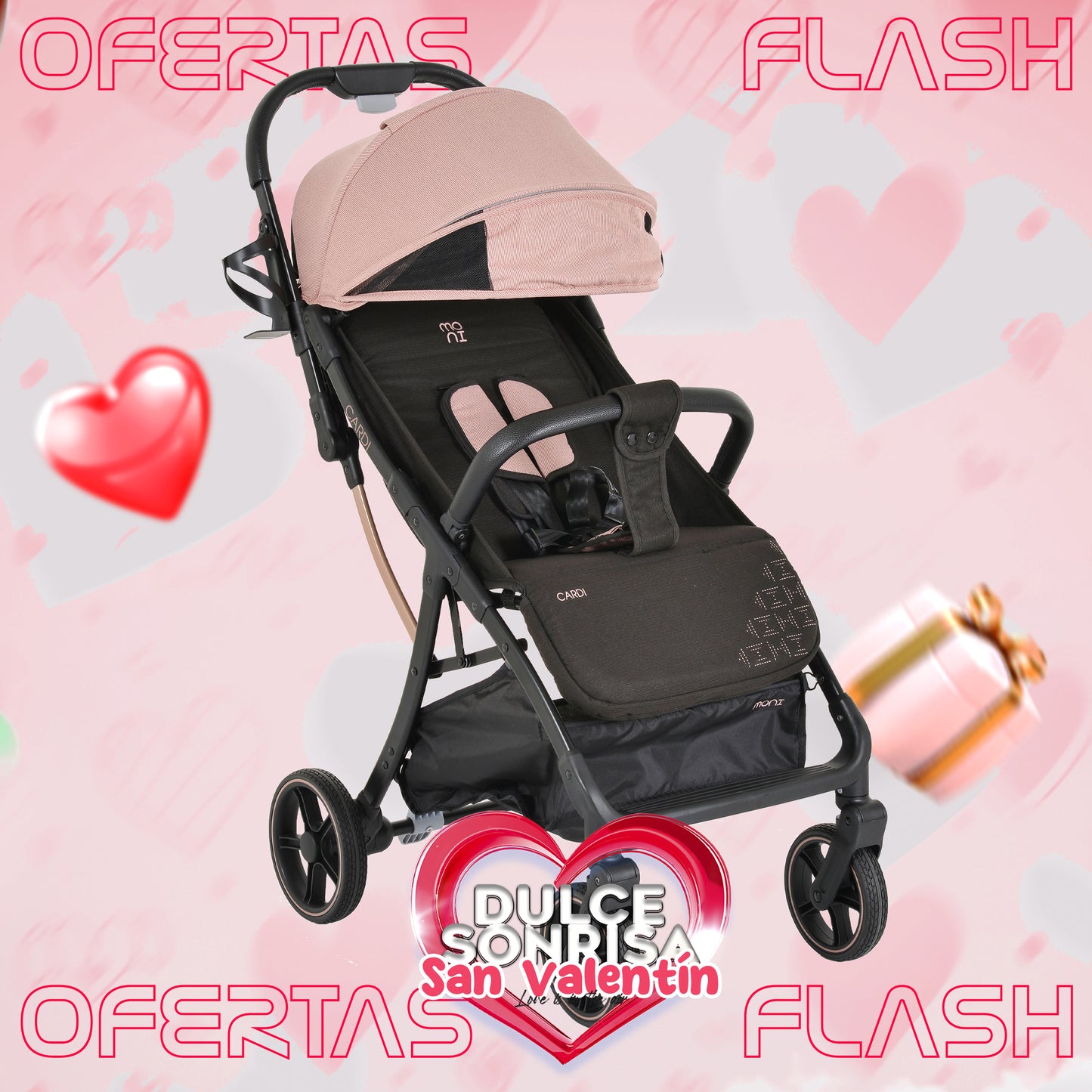 Silla de paseo hasta 22 Kg CARDI de Moni