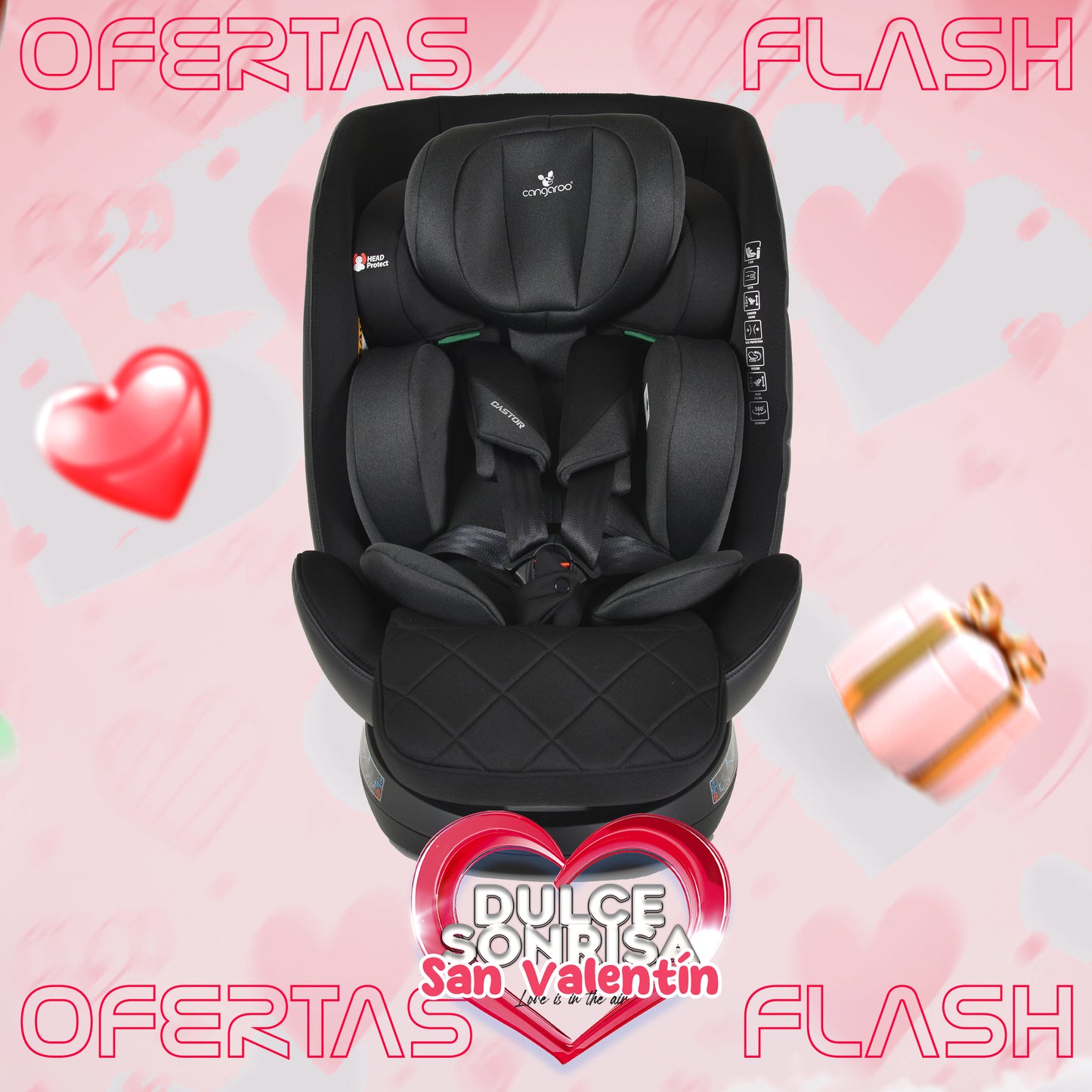 Silla de auto CASTOR i-Size (40-150 cm) de Cangaroo