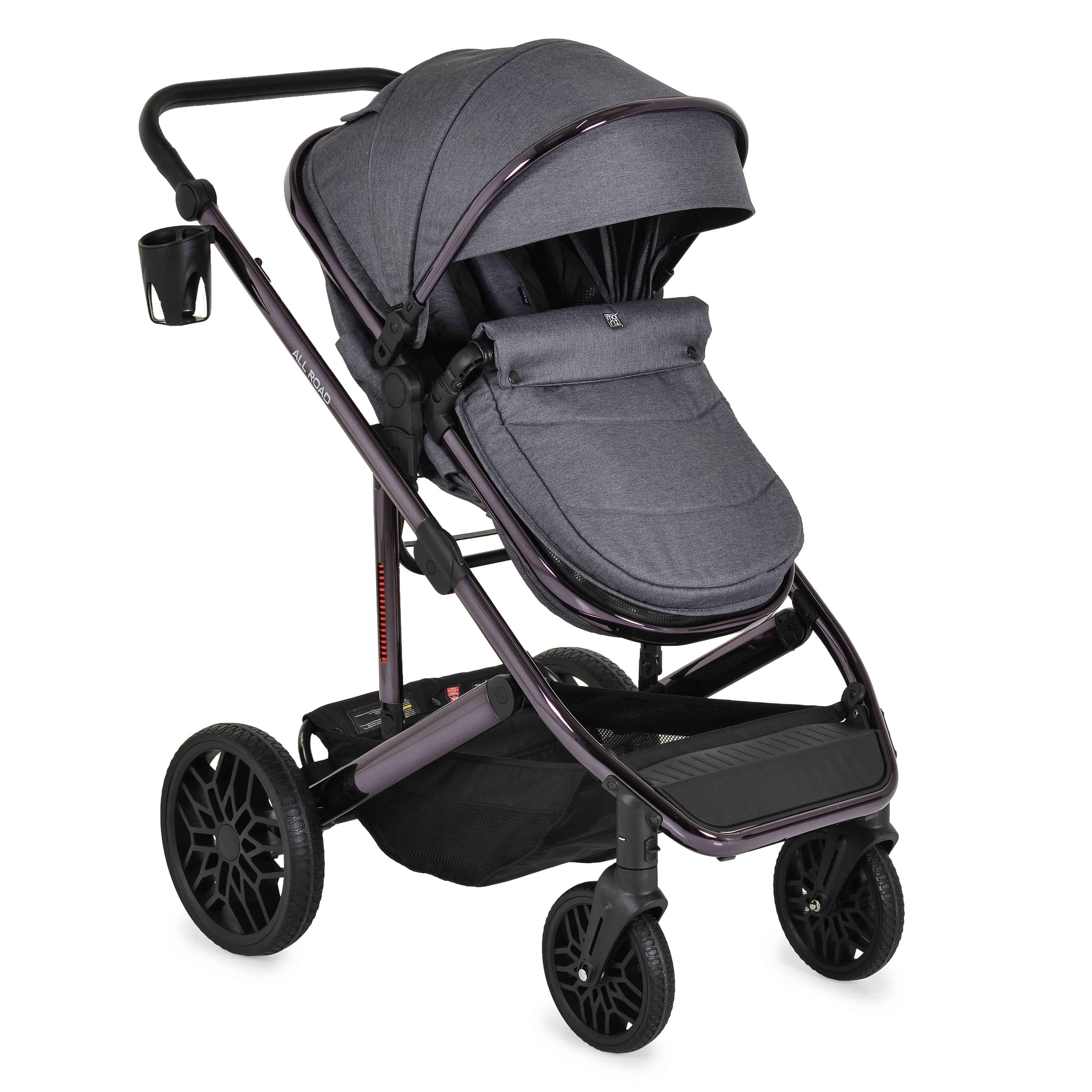 Carrito de bebé DUO CONVERTIBLE ALL ROAD hasta 22 kg de Moni + Grupo 0 (40cm - 87cm)